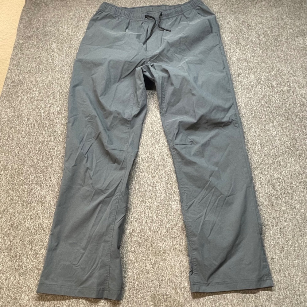Mountain Hardwear Mens Green Hiking Pants Elastic Waist Drawstring Size L
